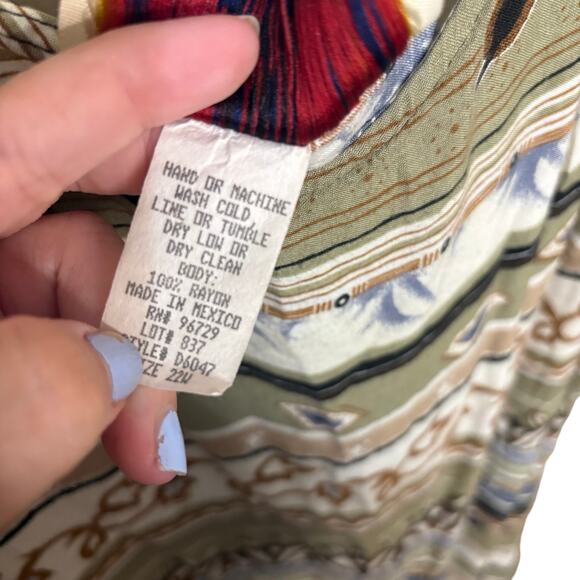 VINTAGE TIMELESS TICKETS DRESS  boho tribal southern Cottagecore grunge - Picture 5 of 7